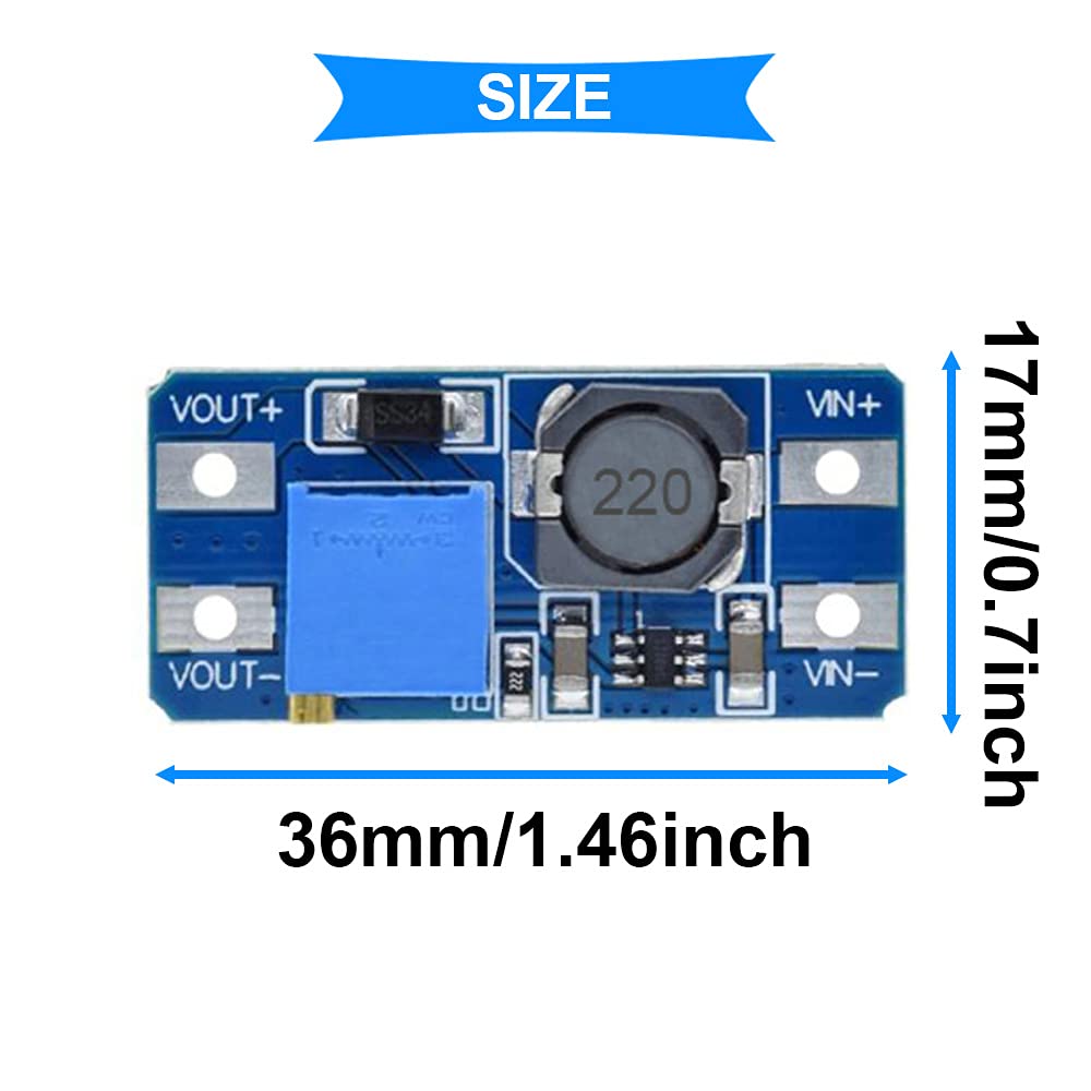 Amazon.co.jp: Youmile 5 個 DC-DC ステップアップブースト電源