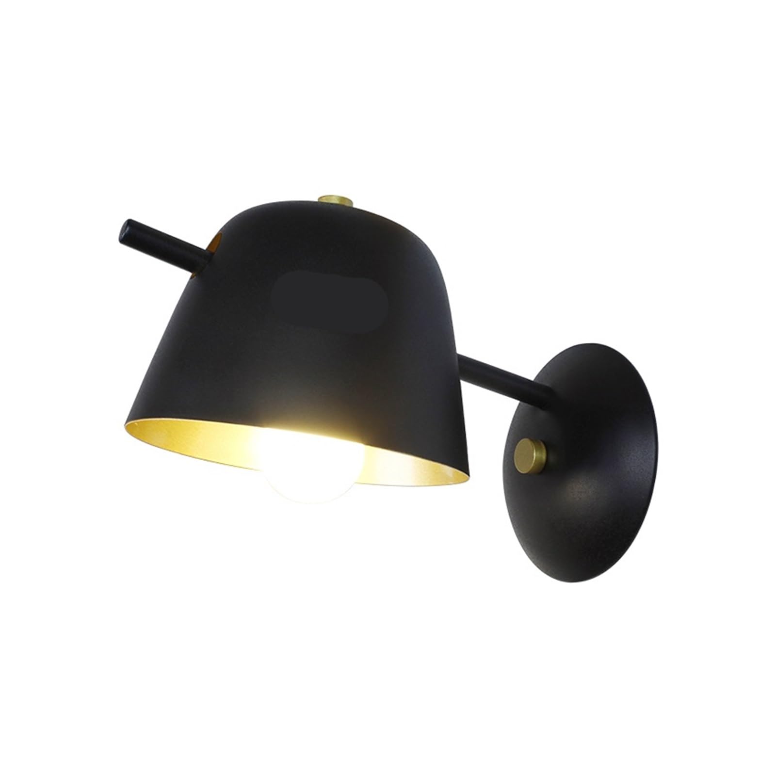 Applique LED noir salon E27 douille moderne pour éclairage mural - 6