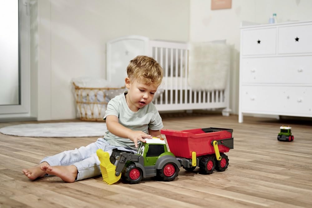 Dickie 204119000 ABC Happy Fendt traktor z przyczepą 65cm
