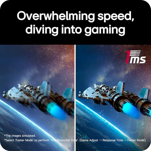 LG UltraGear G6 27G610A Gaming Monitor - QHD 1440p IPS 27 Inch, 200Hz, 1ms GtG, FreeSync Premium, DisplayHDR 400, HDMI, DP1.4(DSC), Black - Image 5