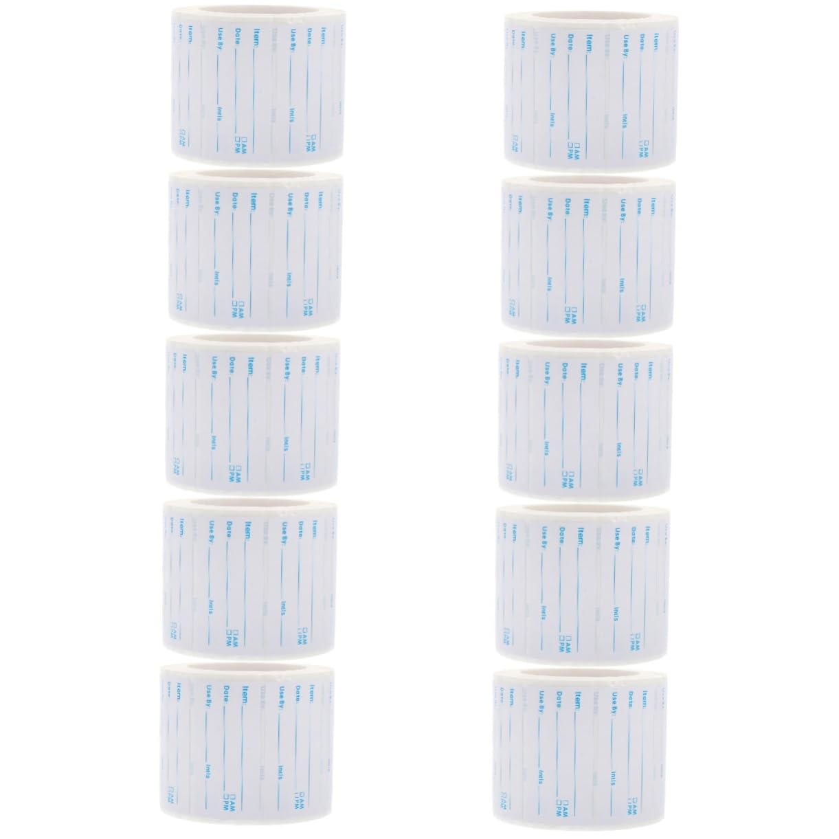 SHINEOFI 10rollos Etiquetas Adhesivas Para Alimentos Autoadhesivas y Escritos Para Conservación Cocina Etiquetado De Frascos y Almacenamiento