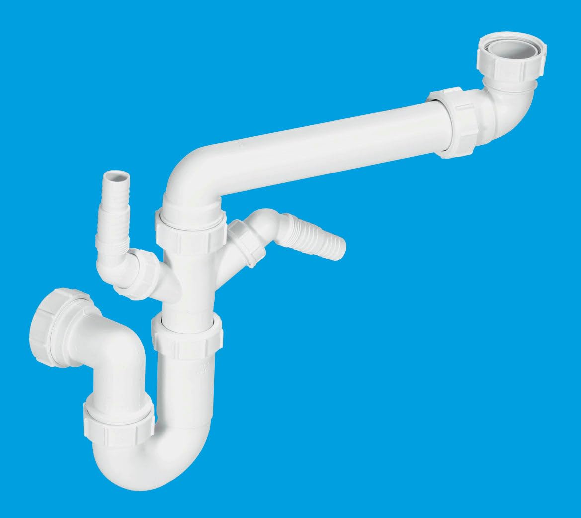 White Ssk1 Sink Trap Kit 40Mm, Material: Polypropylene, Trap Application: Sink, Pack Of 1