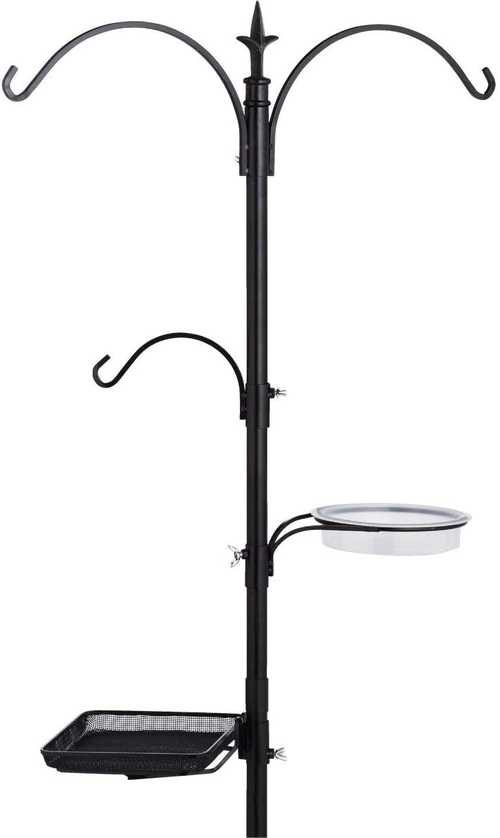 Gardman BA01131 Premium Bird Feeding Station Kit, 21" Wide x 90" High (73" Above Ground Height)