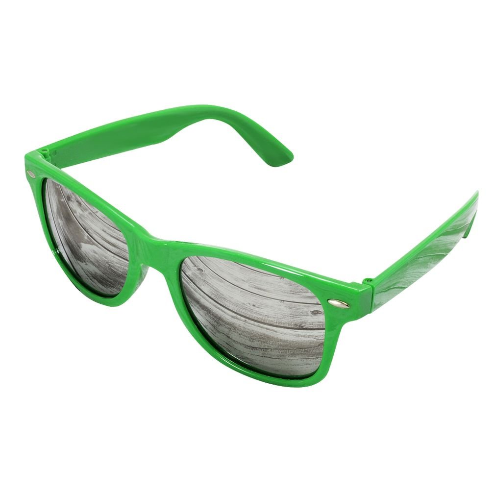Morefaz Men's Green Mirrored Lens Sunglasses Fashion Mirror Air Force Unisex Vintage Lens Uv400 (Green) Mfaz Ltd