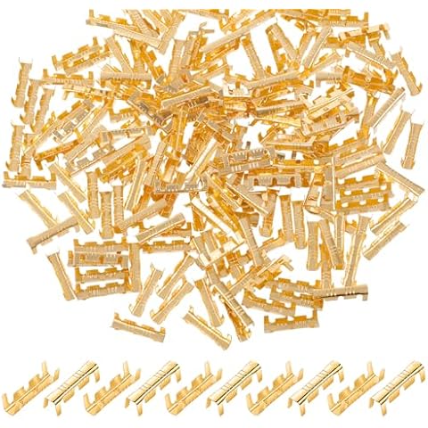 Skrfren 200Pcs U Shape Copper Ring Terminals Cover