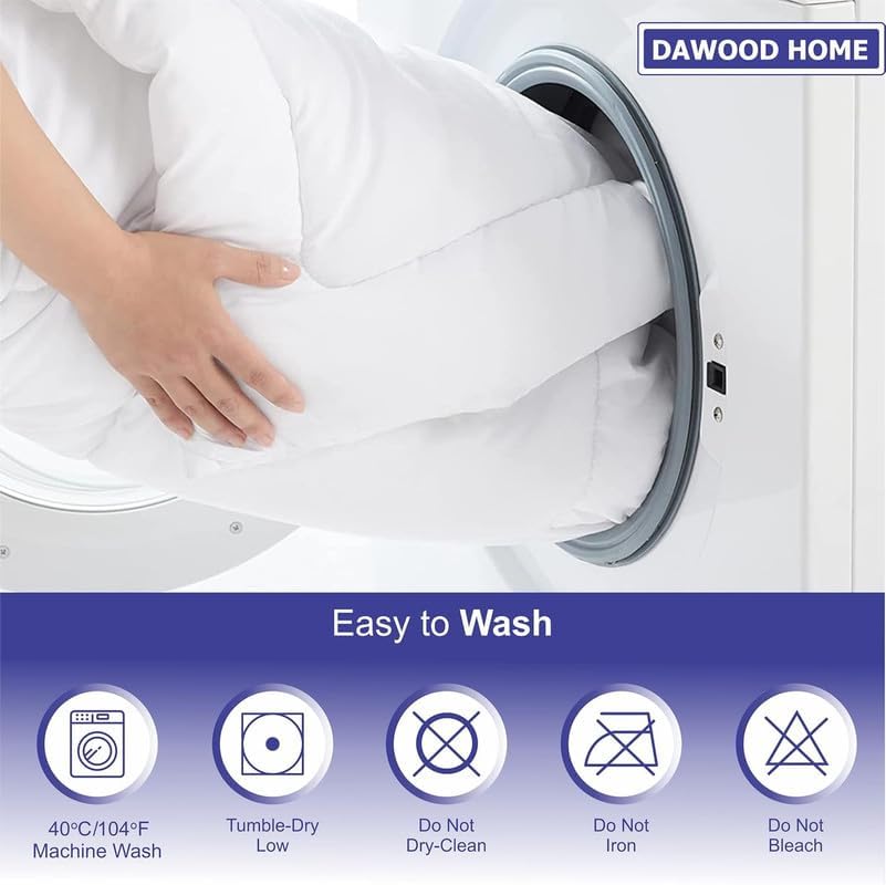 Miniatura 7 de Protector de colchón 100% impermeable tamaño Queen  Sábana bajera con bolsillos elásticos, suave, transpirable, sin ruido e hipoalergénica para un