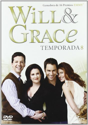Will & Grace: Temporada 8 [DVD] pack de discos para coleccionistas de series de comedia 2