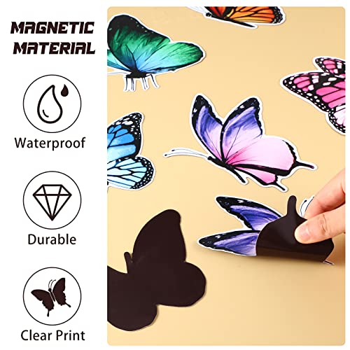 Yinder 12 imanes decorativos mariposa pack 12 piezas miniatura 3