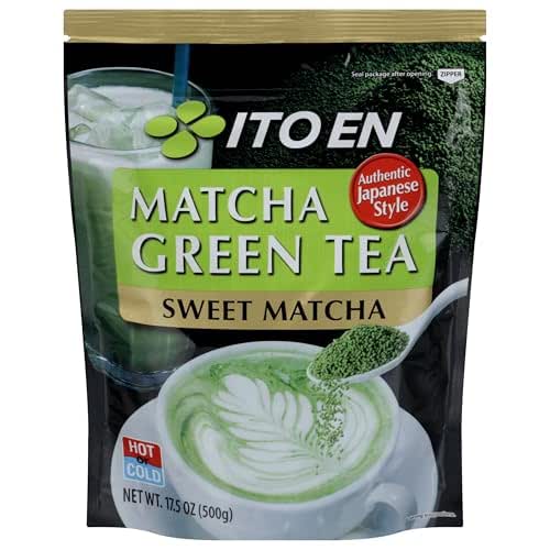 Ito En Matcha Green Tea, Sweet Powder, 17.5 Ounce (Pack