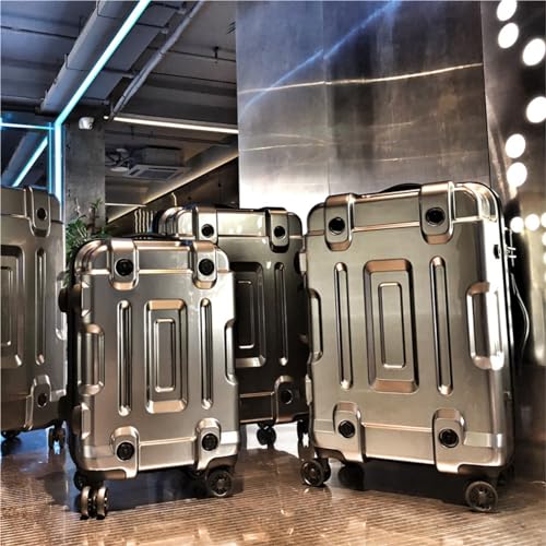 Suitcases Travel Suitcase TSA Customs Lock Suitcase Universal Wheels Silent Suitcase Boarding Suitcase Various Sizes Suitcases with Wheels(Black-A,20in)4