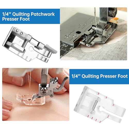 3 Piezas Pie de Máquina de Coser Para Quilting miniatura 5