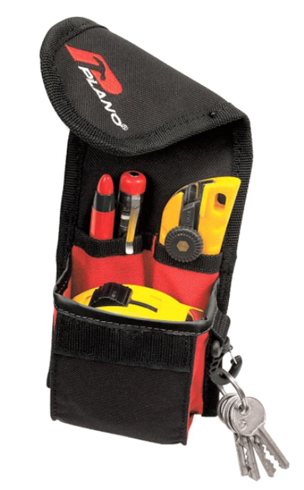 Poche porte-outils Plano 522TB noir rouge en tissu renforcé 170x50x100 mm