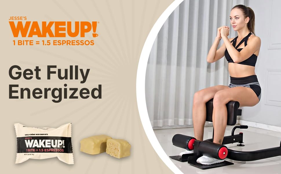 Image of WAKE UP! Caffeinated Protein Bites - VALUE PACK - 6 Cartons (48 Bites) 3 Vanilla Creme & 3 Mint Chocolate Proprietary Blend with 175mg Caffeine (1 Bite = 1.5 Espressos) Boosts Focus & Clarity - Gluten-Free, Vegetarian, Kosher