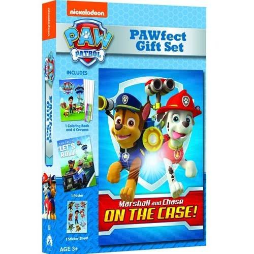 PAW Patrol Marshall et Chase sur la caisse DVD idée cadeau