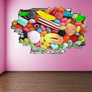 3D effect muurtattoo sticker doorbraak zelfklevende muurschildering muursticker stenen muur doorbraak muursticker tattoo…