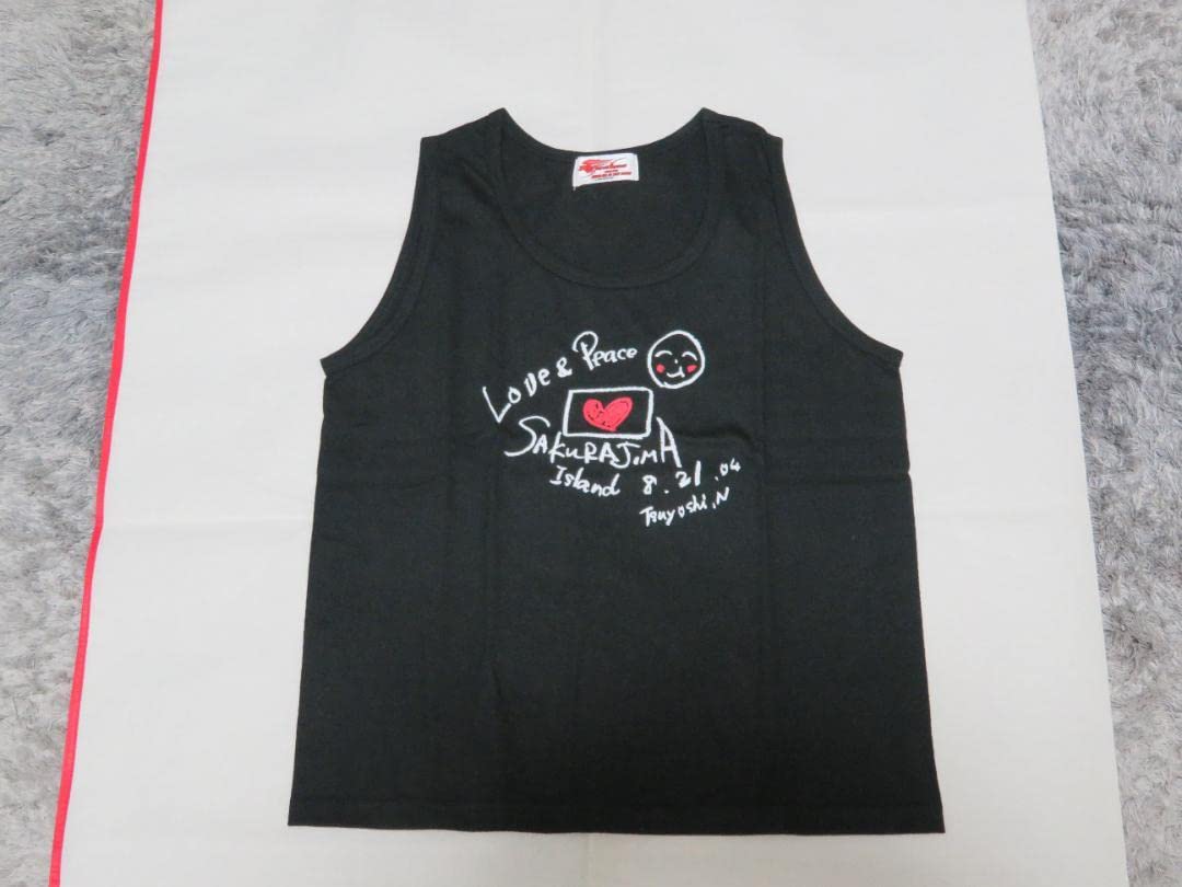 Amazon.co.jp: 長渕剛 LOVE＆PEACE SAKURAJIMA タンクトップ 黒