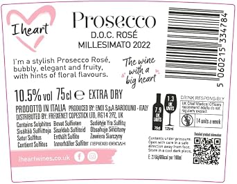 I Heart Prosecco Rosé 75cl