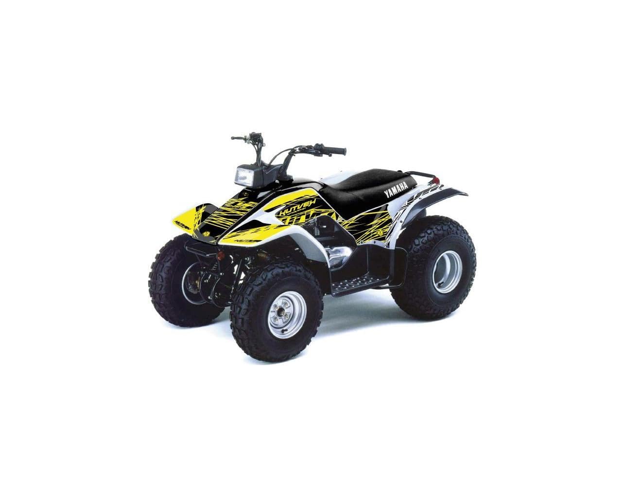 Kit déco quad Yamaha Breeze jaune Eraser Fluo pour modèles 1994 à 2004