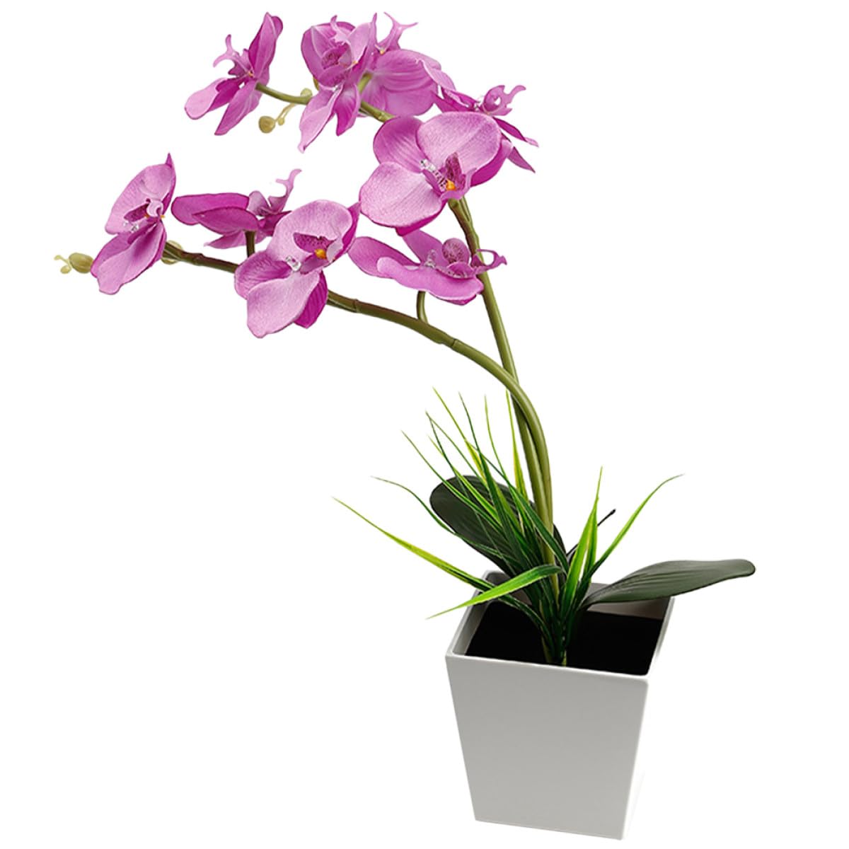 LED Orchideen Blumenlicht mit 9 LEDs, Faltbaren Zweigen, Kunststoff