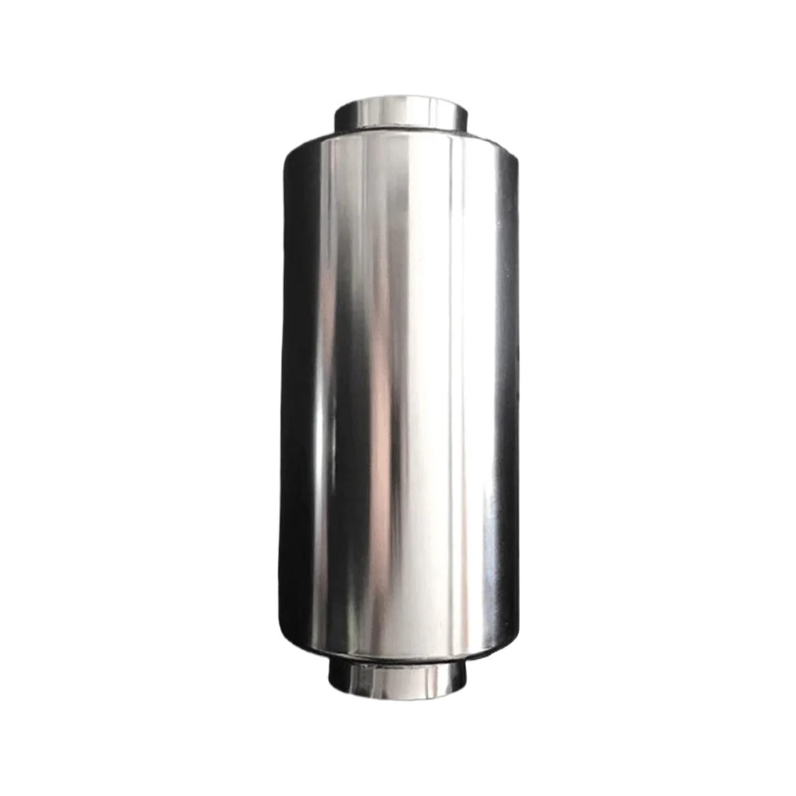 Vehicle Silencer Rezonator 2,5~4inc Tłumik wydechowy z tytanu Uniwersalny tłumik ze stali nierdzewnej Tłumik Samochodowy(Ti (63.5mm)2.5x12in)