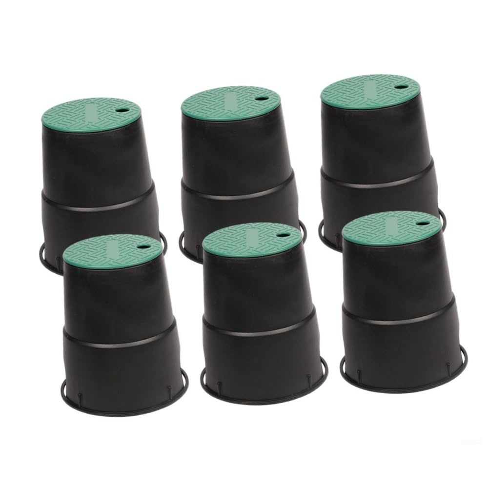 Pozzetto irrigazione rinforzato, 6 pezzi 15cm resistente alle intemperie