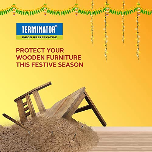 Image of Pidilite Terminator Wood Preservative Spray For Termite - 500 ml