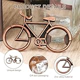 Vintage Bronze Finish Bicycle Bottle Opener, Unique Cycling Gifts for Men, Retro Bike Themed Decor & Beer Opener Present for Cyclist Dad Husband Boyfriend, Perfect Birthday Festival in Beautiful Gift - Image 5