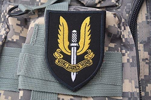 UK Army United Kingdom British Special Air Service SAS Tactical Patch Hook & Loop