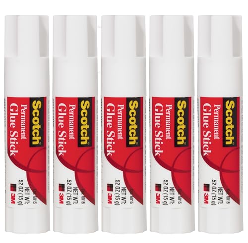 Scotch Glue Stick 15GM Value Pack (6015 X 5) 12 Pack/Case SOSD PROMO 21