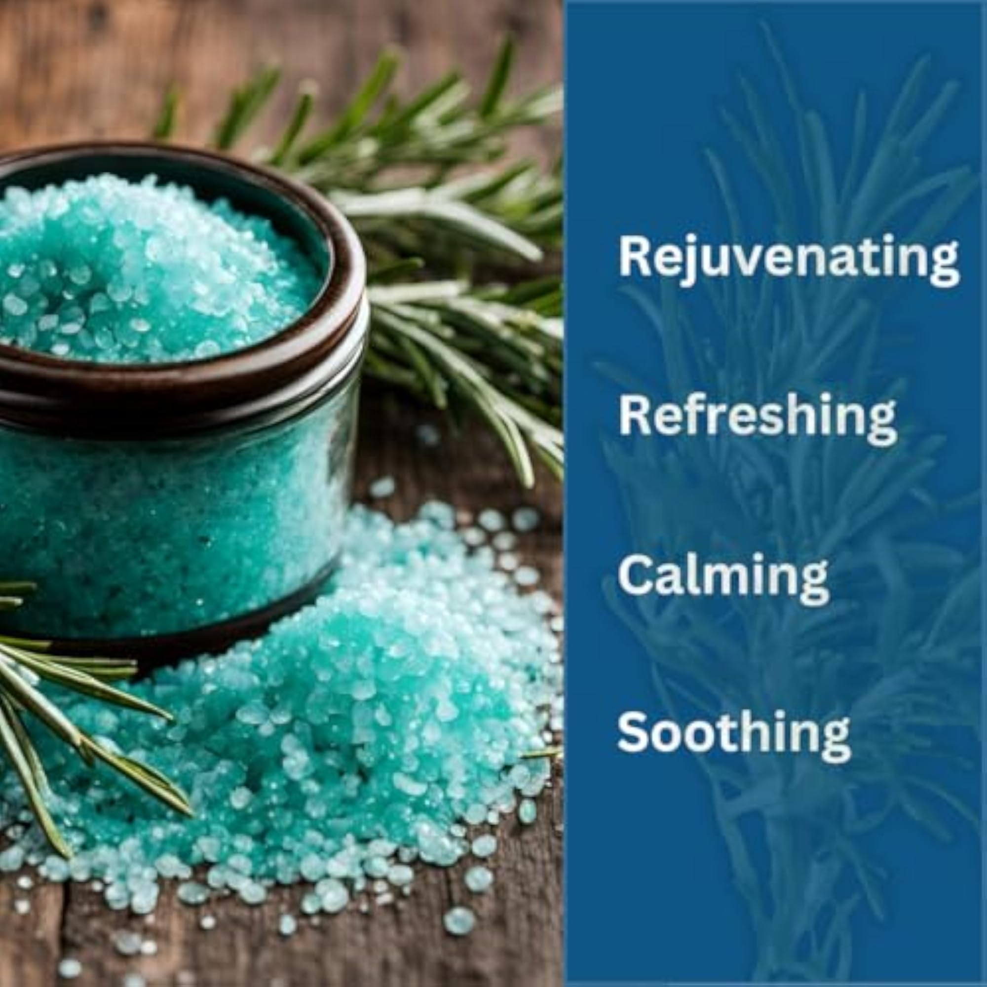 Rosemary Bath Salt and Foot Soak 400g, Relaxing Spa