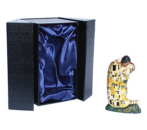 Estatua miniatura Klimt El Beso (1907)