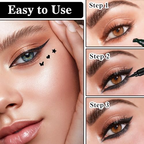 Set de 5 delineadores líquidos con sello para ojos miniatura 6