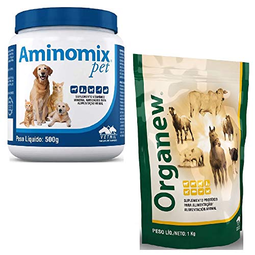 Combo Organew 1kg + Aminomix Pet Pó 500g - Vetnil