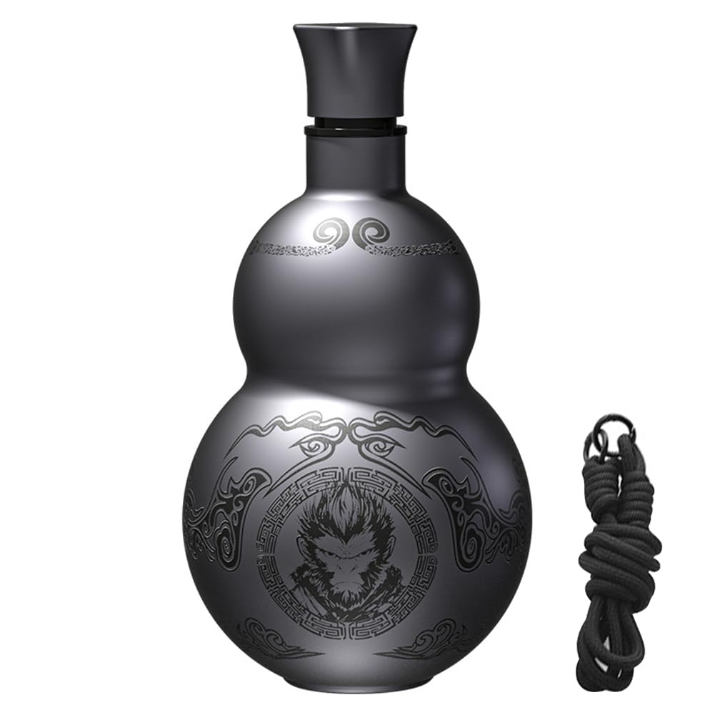 Borraccia termica in acciaio inox 316, a doppia parete, per bevande calde e fredde, a tenuta stagna, da 500 ml, stile retrò, per escursioni, ufficio e uso quotidiano
