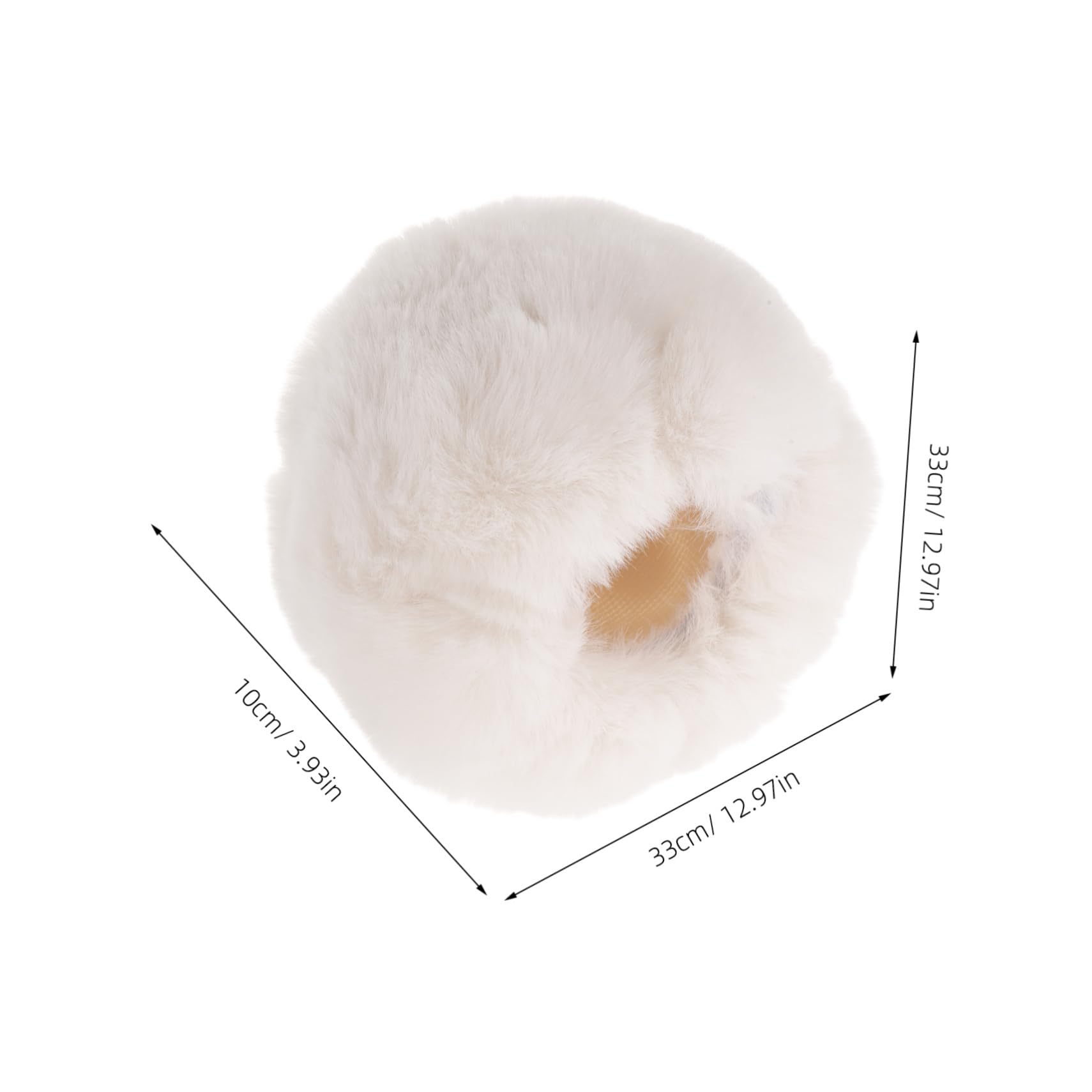 BESPORTBLE Furry Arm Warmers Rabbit Fur Fleece Wristband Boys and Girls Arm Warmer Sleeves Faux Fur Wrist Cuffs Stylish Warm Winter Accessory