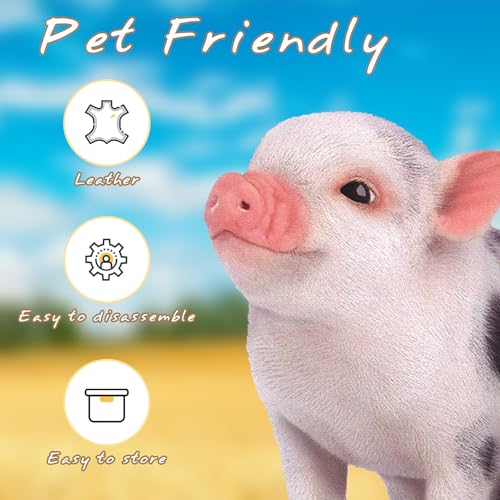 Image of Pig Harness, Adjustable 8 Feet Leash for Small to Medium Pet Pigs