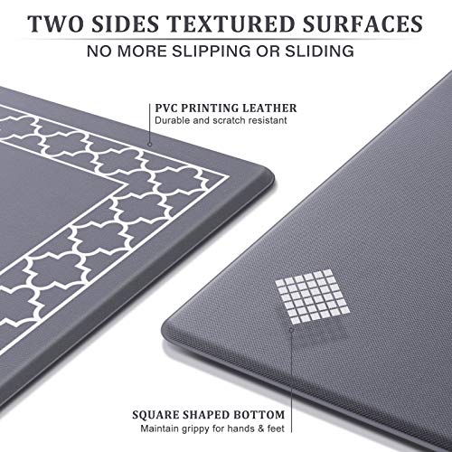 LuxStep Kitchen Mat Set of 2 Anti Fatigue Mat, Non Slip Kitchen Rugs and Mats Waterproof Memory Foam Kitchen Rug… - Image 7