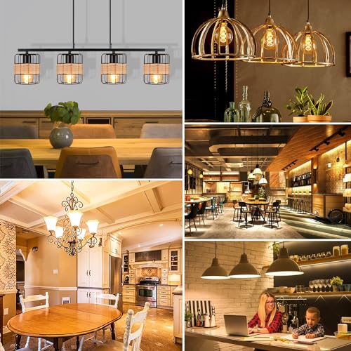 Ampoule vintage LED E27 dimmable à filament design Edison ambré - 7