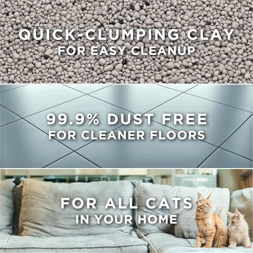 Purina Tidy Cats Free and Clean Unscented Clumping Cat Litter, 16 lb Bag | Activated charcoal formula delivers powerful odor absorption in an easy-pour design - Image 5