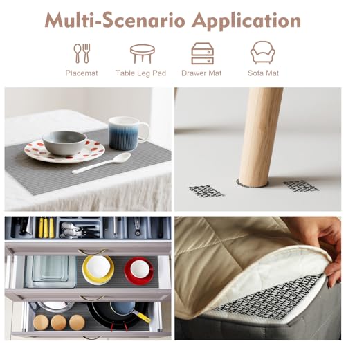 KMFYMPT Antideslizante Alfombra, Cortable Malla Alfombra, AlfombraAntideslizante Suelo, Protector Cajones Cocina, 70 x 200CM Cortado a Medida para Cajones de Casa, Oficina y Cocina - imagen 7