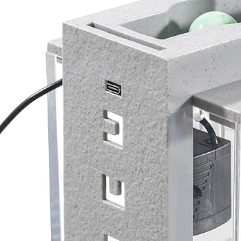 Amazon | ​SAQIANRE 小型 水槽 メダカ USB式水中ポンプ付 熱帯魚