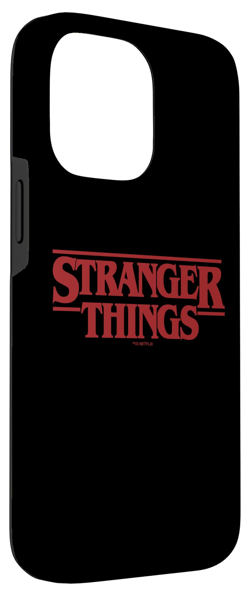 Amazon.com: Stranger Things Red Bold Logo Case for iPhone 14 Pro