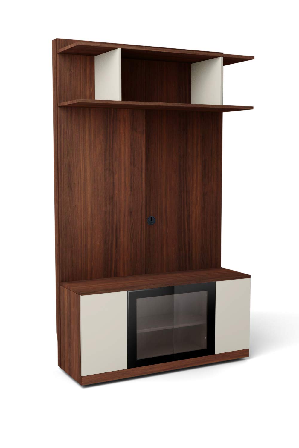GODREJ INTERIO Sienna Media Unit, Engineered Wood (1-Year Warranty, Cinnamon & Warm Grey, Knock Down)-image-42