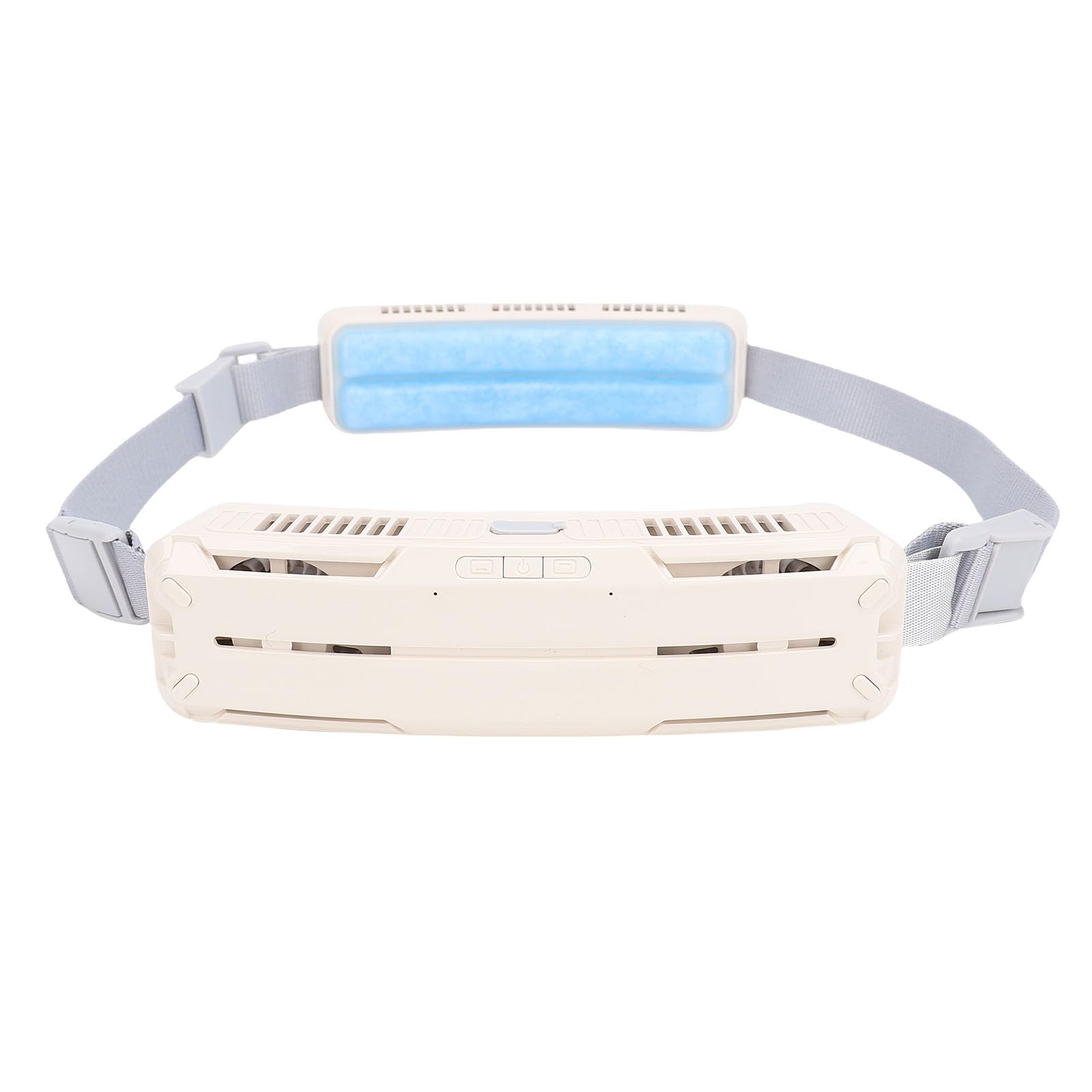 Fafeicy Ventilatore da Vita Indossabile con Batteria da 5000mAh e Tecnologia di Raffreddamento Integrata per Lavoro e Sport All'aperto (WHITE)