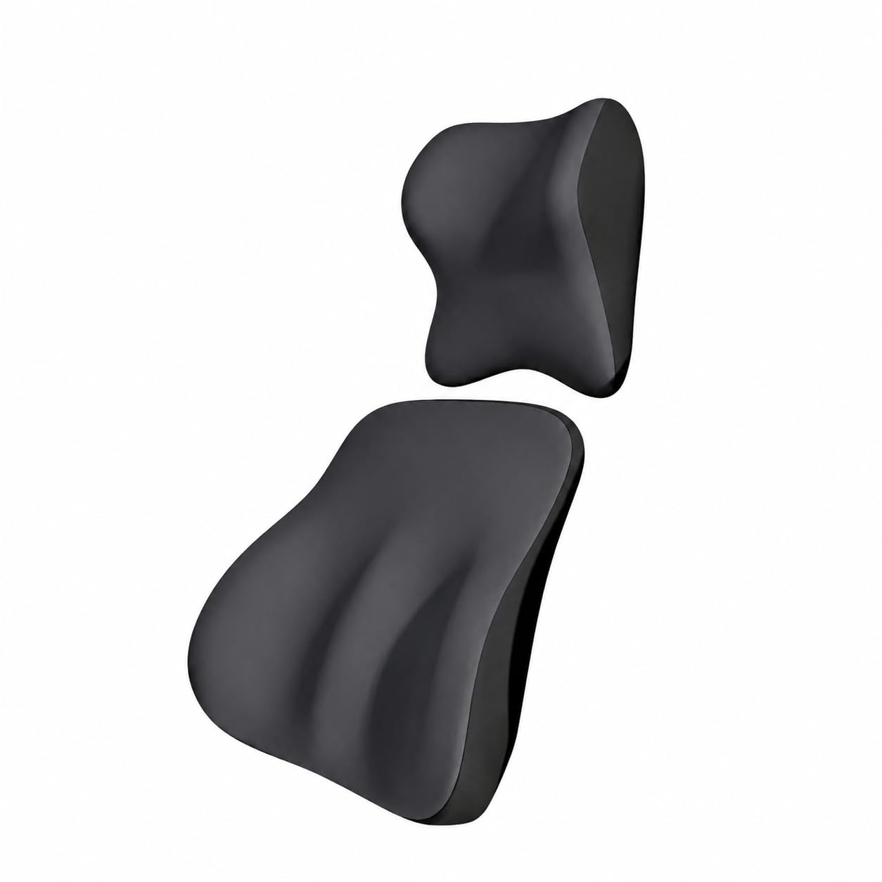 Qutyningd Car Lumbar Support and Headrest For Porsche Cayenne 2010-2026, Ergonomic Car Cushion Back Neck Support Soft Thoughtful Lifestyle