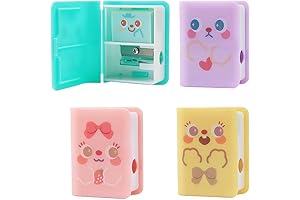 Comimark Dual Purpose Pencil Sharpener Eraser for Girls