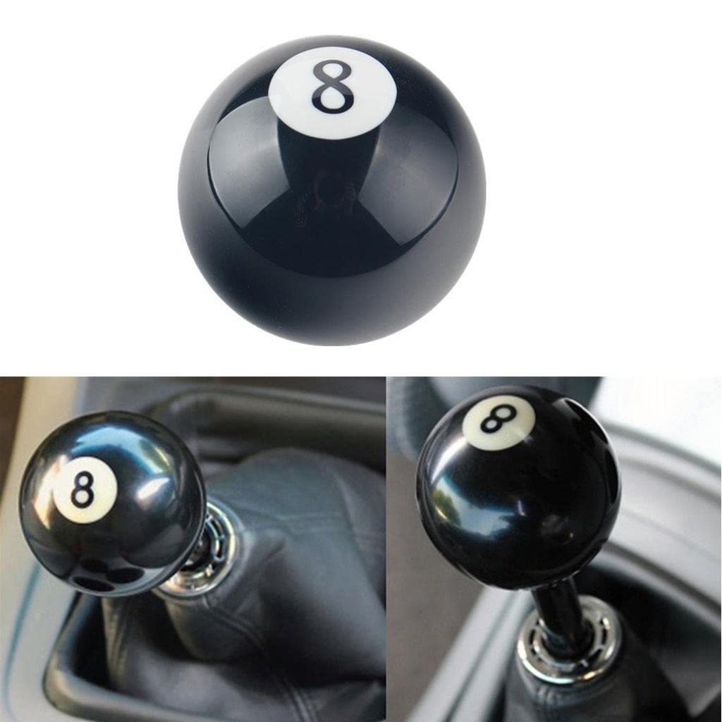 THE STYLE SUTRA® M12*1.25 Threaded 8 Ball Billiard Manual Gear shift Lever Shifter Knob | 1 Piece Car Manual Gear Shifter Knob