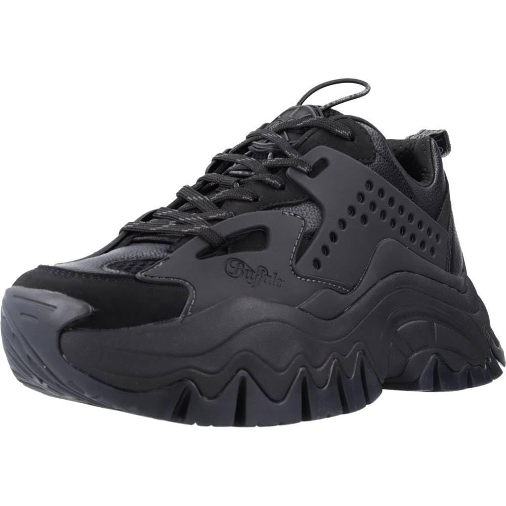 Buffalo Trail One - Vegan Nappa - Black Faux Leather 40 EU, black 