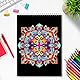 Finoly Mandalas Malbuch für Erwachsene mit 30 Illustrationen | Ausmalbuch für Erwachsene Reduzieren Stress | Mandala Buch für Erwachsene A4 | Premium Papier | Spiralbindung (Nacht, Band I)