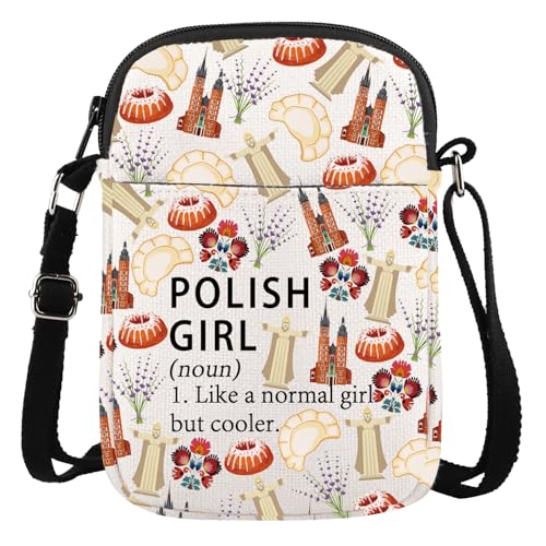 Poland Country Crossbody Bag Polish Gift Poland Souvenirs Travel Gift Polish Stuff Zipper Pouch Polska Wallet Bag